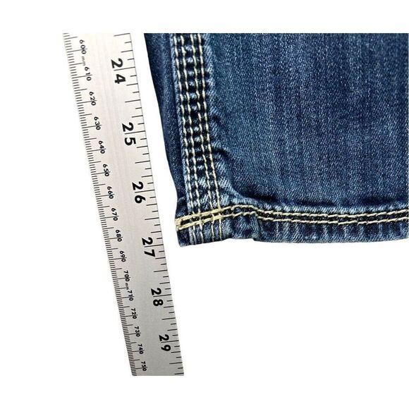 Silver Suki 17 Jeans Women's W33/L29 Flap Button Back Pockets NEEDS TO FIXED - Picture 7 of 10